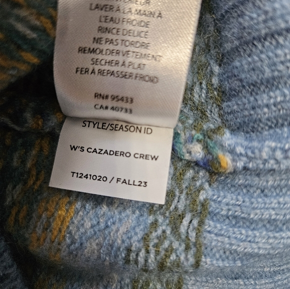 Toad & Co Womens Blue Cazadero Sweater - Picture 6 of 7